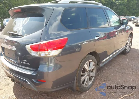 2013 Nissan Pathfinder Platinum z USA, uszkodzony, nr VIN 5N1AR2MM1DC641502